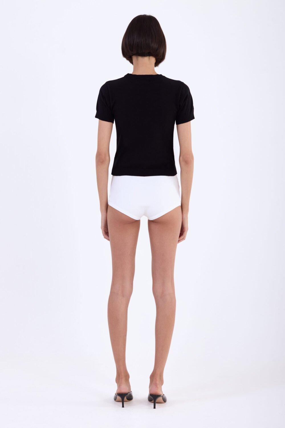 T-SHIRT TRICOT PRETO - Image 3