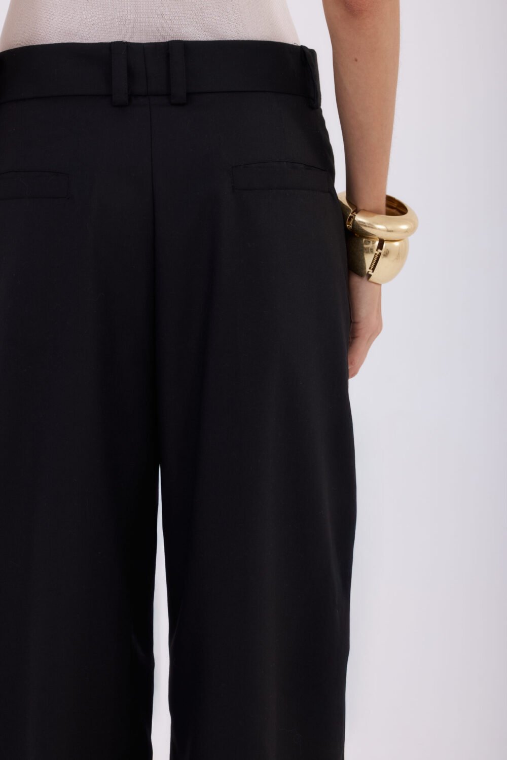 CALÇA RETA TUXEDO PRETO - Image 4