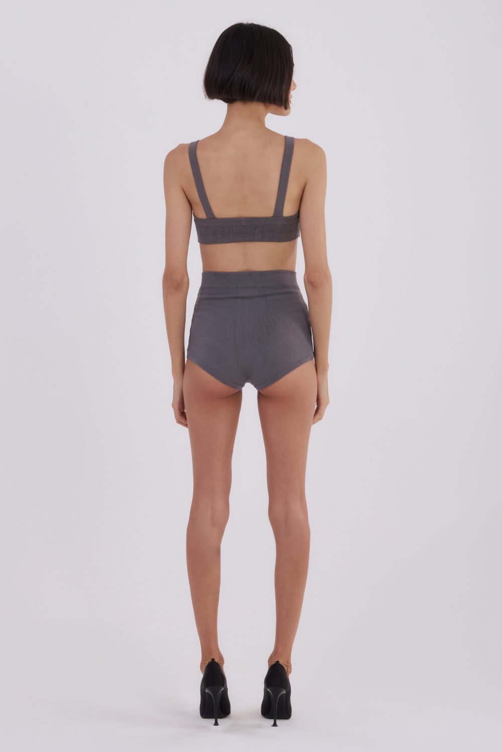 HOT-PANT TRICOT CINZA - Image 3