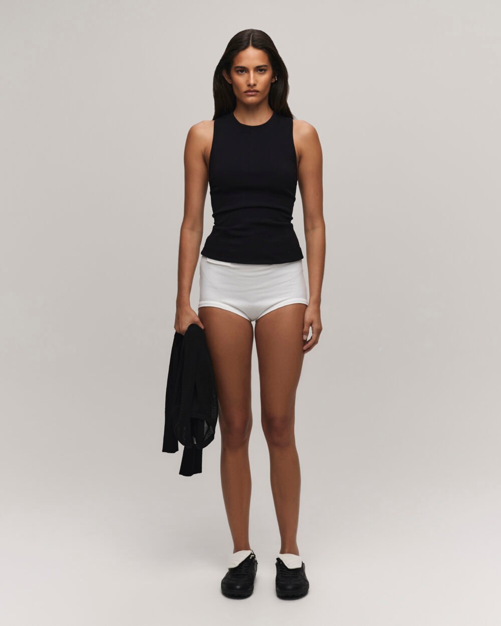 HOT-PANT TRICOT OFF-WHITE