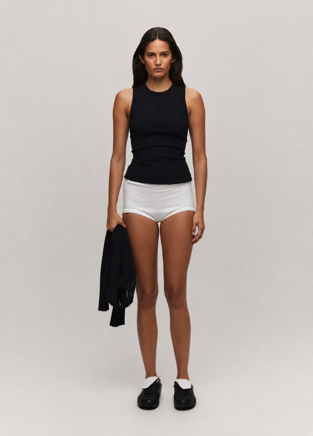 HOT-PANT TRICOT OFF-WHITE