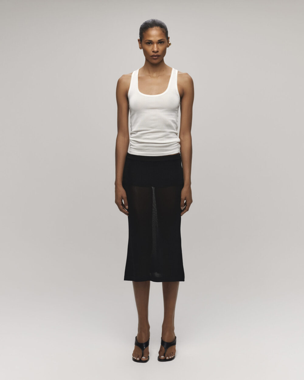 TANK TRICOT CLÁSSICA OFF-WHITE