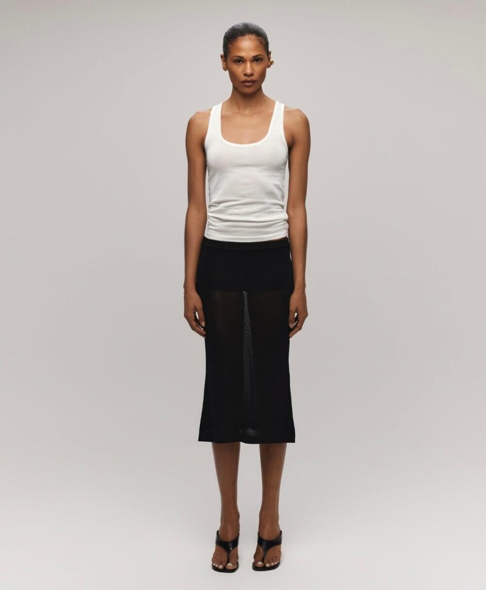 TANK TRICOT CLÁSSICA OFF-WHITE