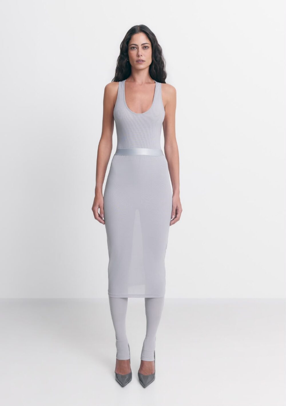 SAIA MODULAR TULE CINZA