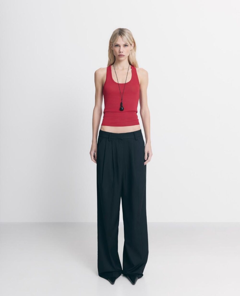 TANK TRICOT CLÁSSICA VERMELHO