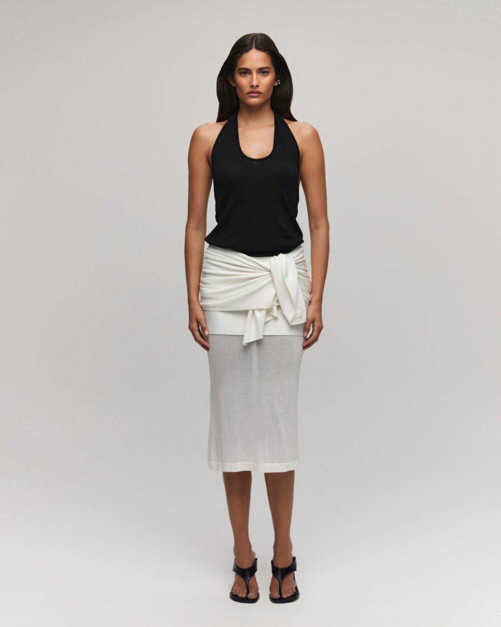 TANK HALTER MYKONOS PRETO